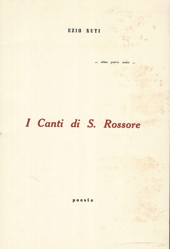 Canti rossore poesie - s.,